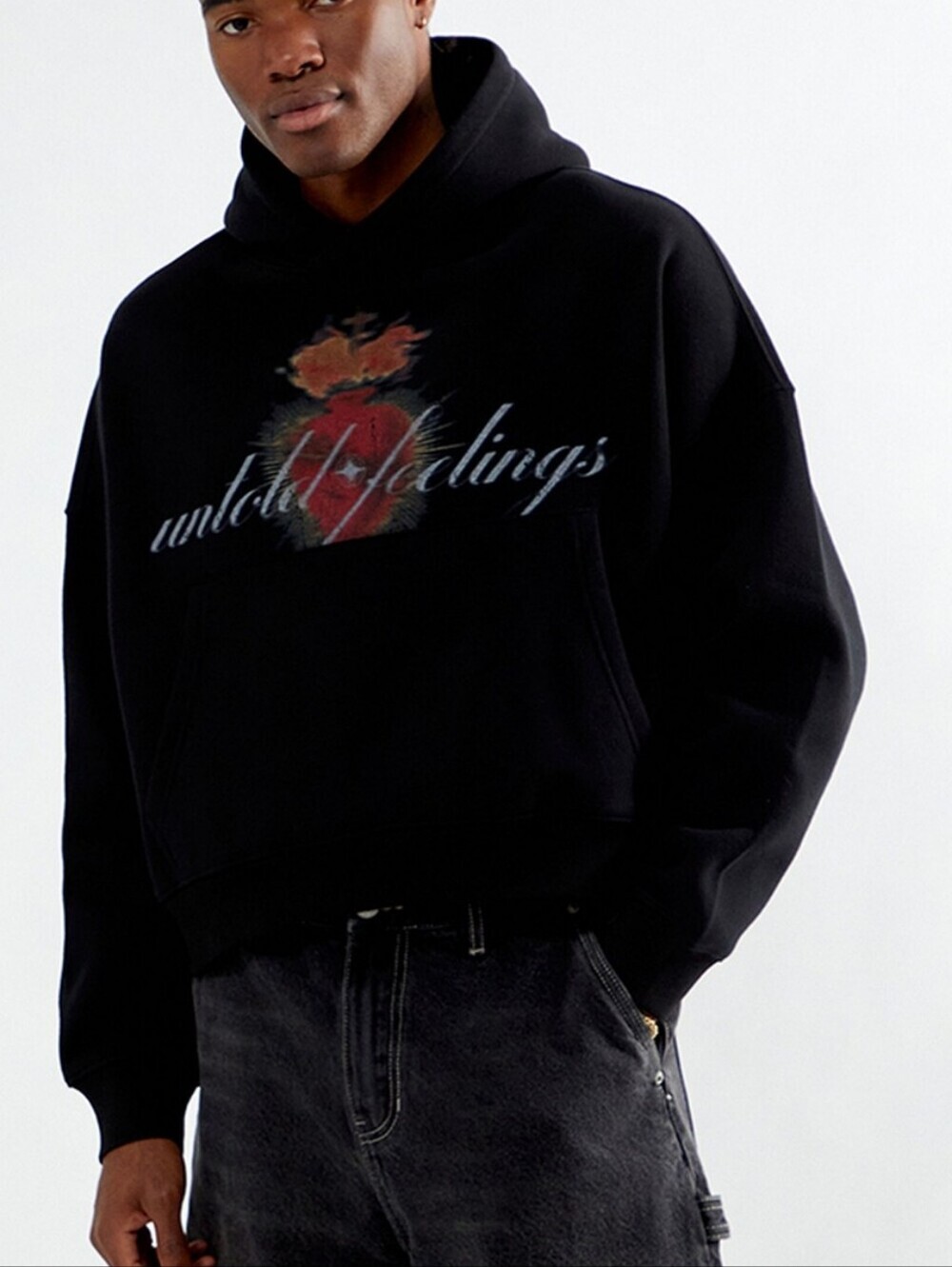 PacSun  The Untold Feelings Cropped Hoodie